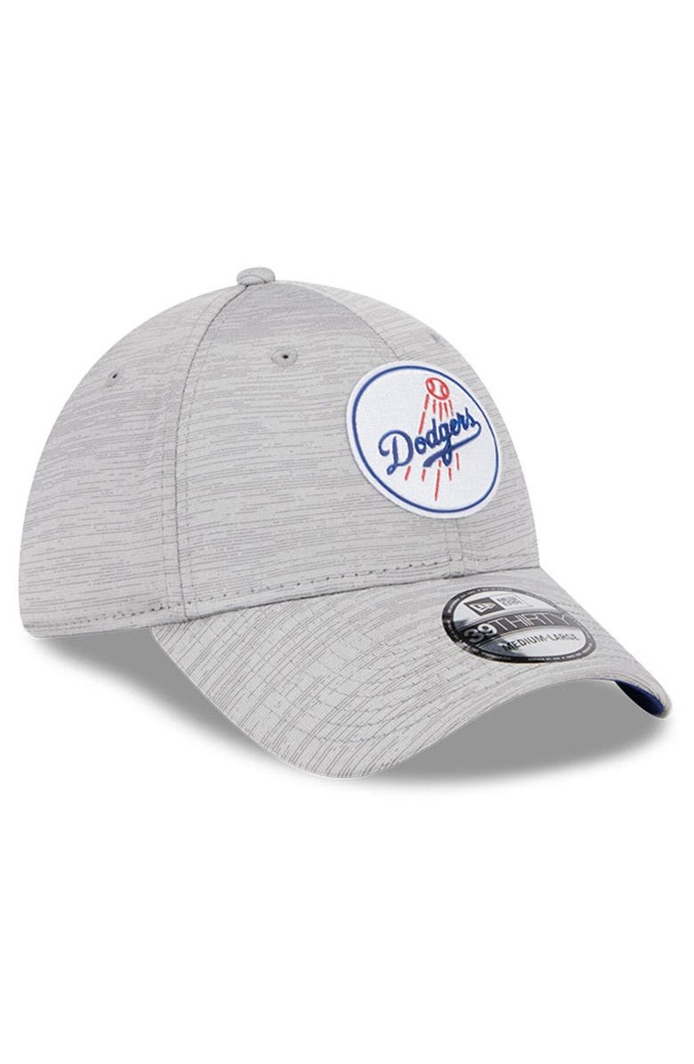 New Era Men's New Era  Gray Los Angeles Dodgers 2023 Clubhouse 39THIRTY Flex Hat, Alternate, color, 