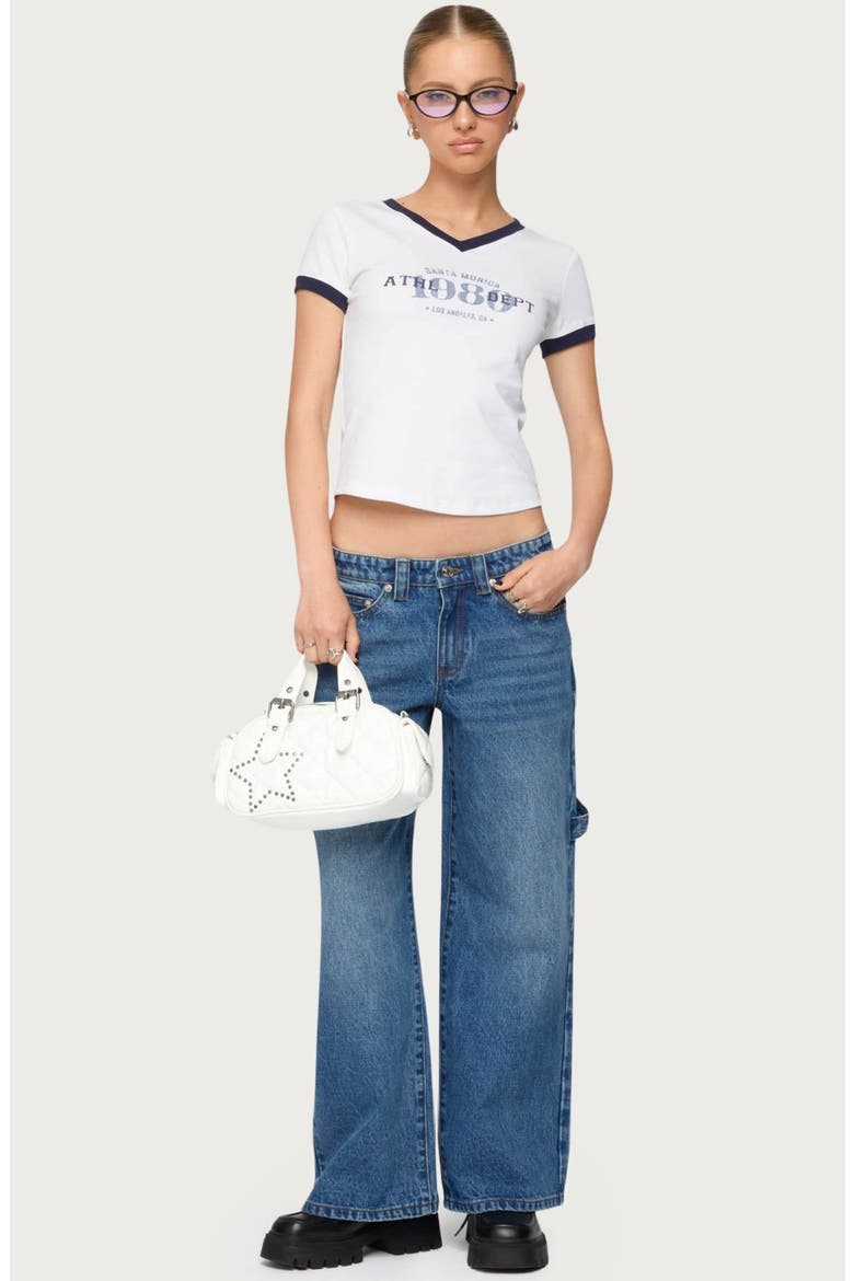 Low Rise Carpenter Jeans, Alternate, color, BLUE