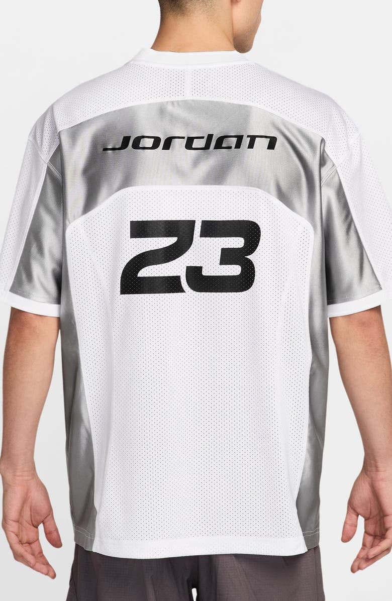 Jordan Oversize Jersey, Alternate, color, White/ Light Smoke Grey