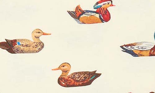 Hatley Kids' Duck Decoy Two-piece Organic Cotton Pajamas In Multi