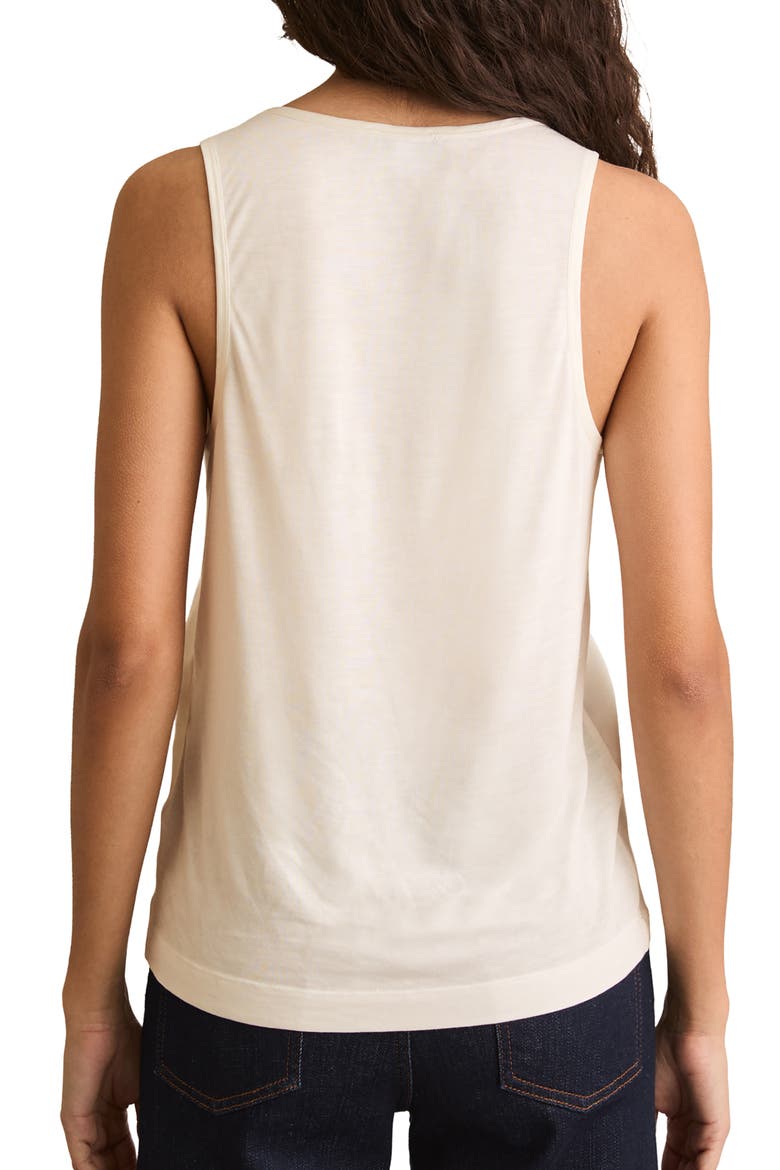 Ruby Scoop Neck Tank, Alternate, color, WHITE