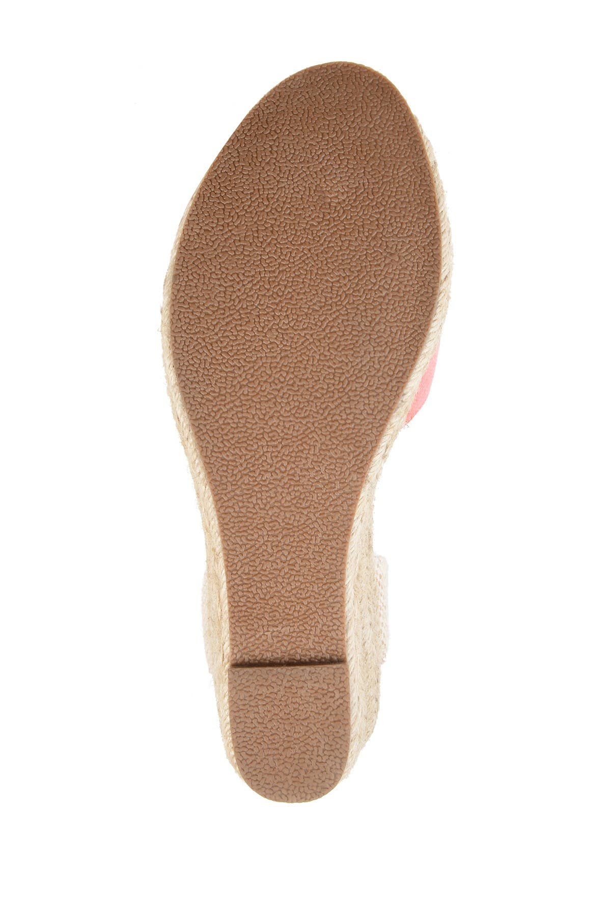 Journee Collection JOURNEE Monte Wedge Espadrille, Alternate, color, Coral
