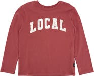 Feather 4 Arrow Kids' Local Long Sleeve Cotton Graphic T-Shirt