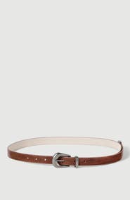 Brunello Cucinelli Carved leather belt