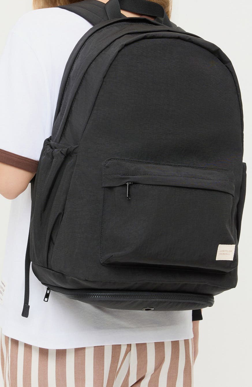 Stevie Nylon Backpack, Alternate, color, BLACK