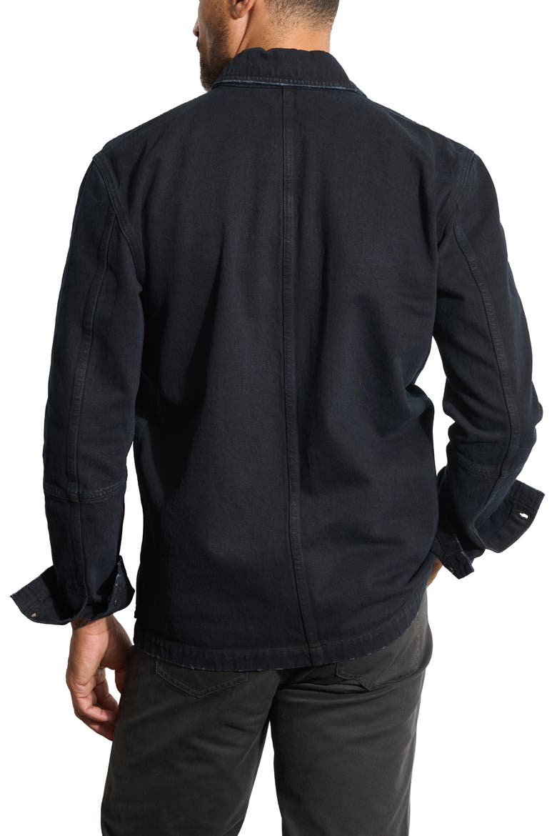 1955 Duncan Denim Chore Jacket, Alternate, color, OVERDYED BLACK