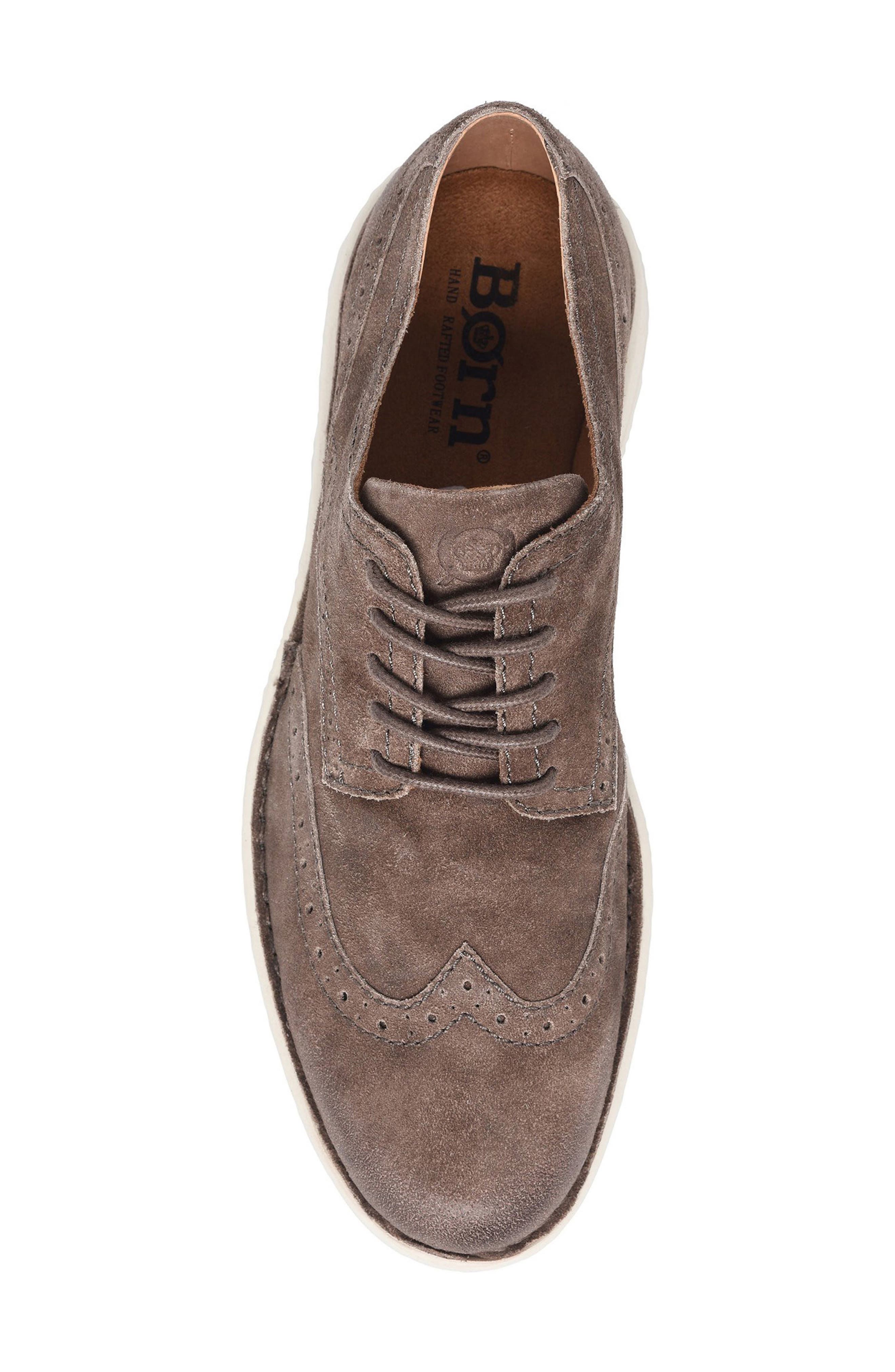 Tobias Plain Toe Derby, Alternate, color, TAUPE DISTRESSED