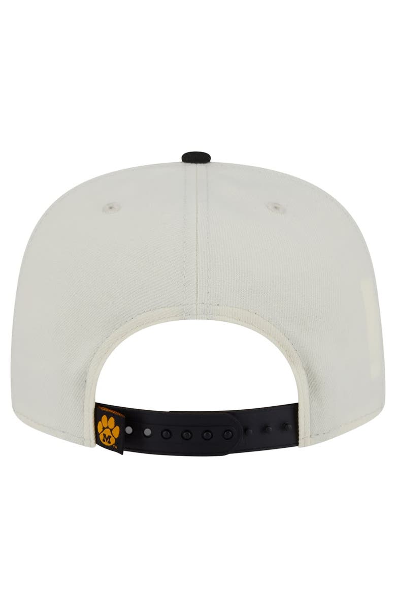 New Era Men's New Era White Missouri Tigers Collegiate 9FIFTY A-Frame Snapback Hat, Alternate, color, White