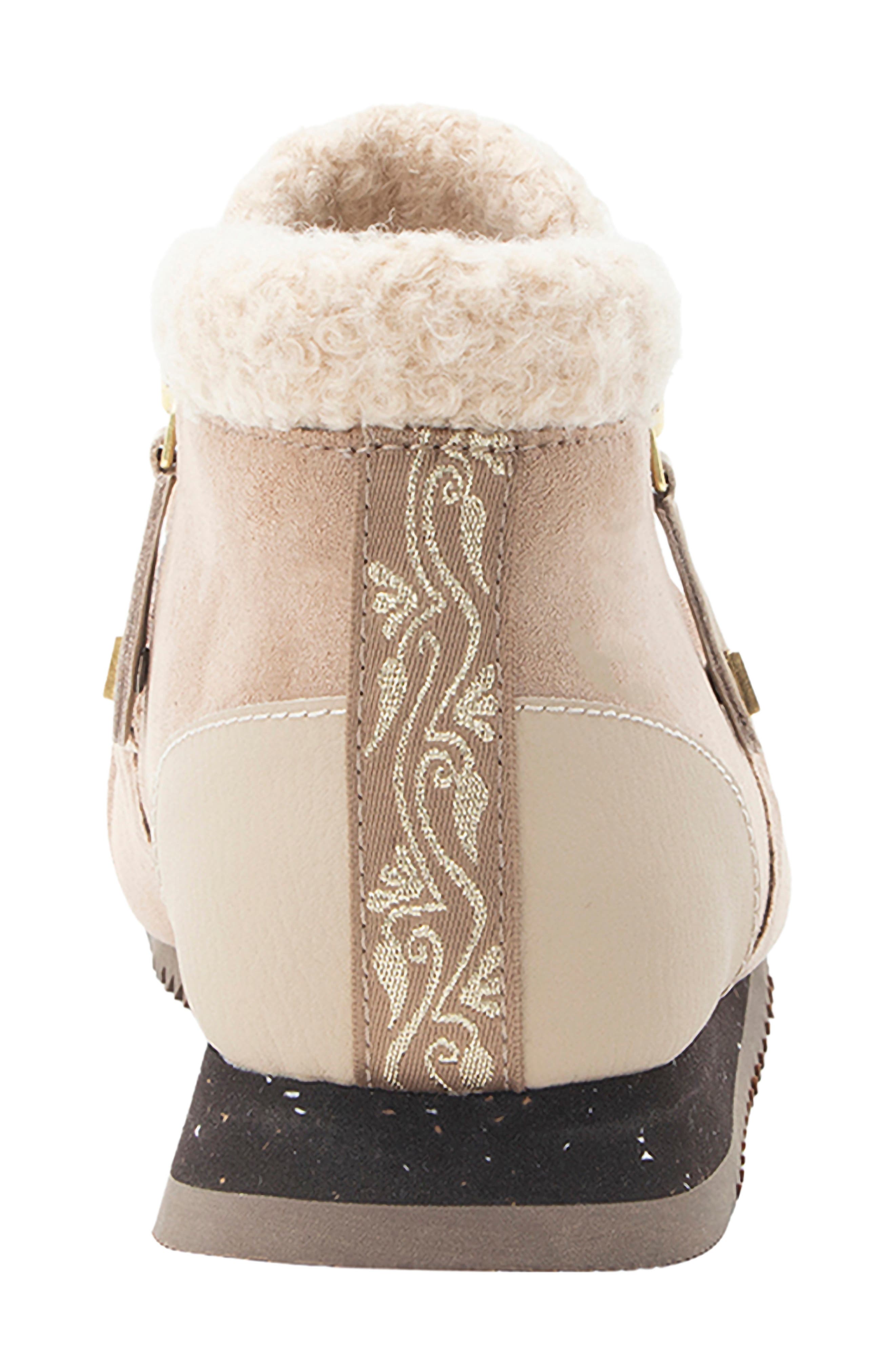 Rylah Bootie with Genuine Shearling Trim, Alternate, color, 6450 LATTE