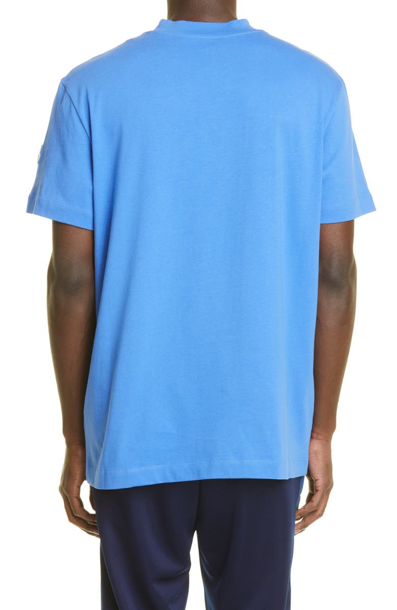 Moncler Logo Outline Graphic Tee, Alternate, color,