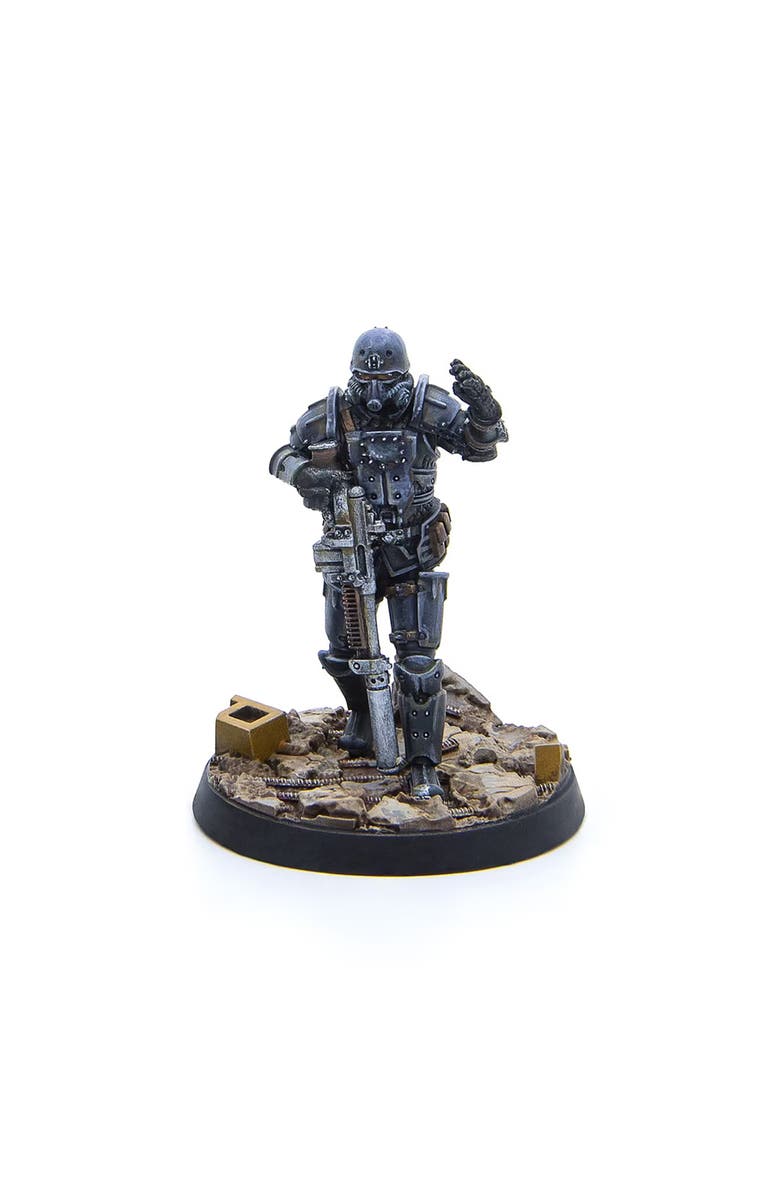 Modiphius Entertainment Ltd Fallout Wasteland Warfare, Brotherhood of Steel, Combat Patrol, 6 Miniatures, Alternate, color, Multicolored