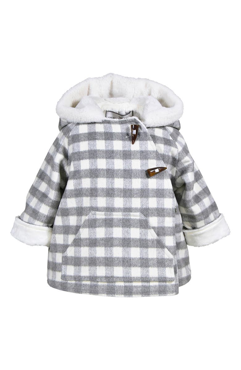Widgeon Kids' Faux Fur Lined Wrap Jacket, Main, color, 