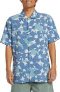 Quiksilver Beach Casual Short Sleeve Button-Up Shirt