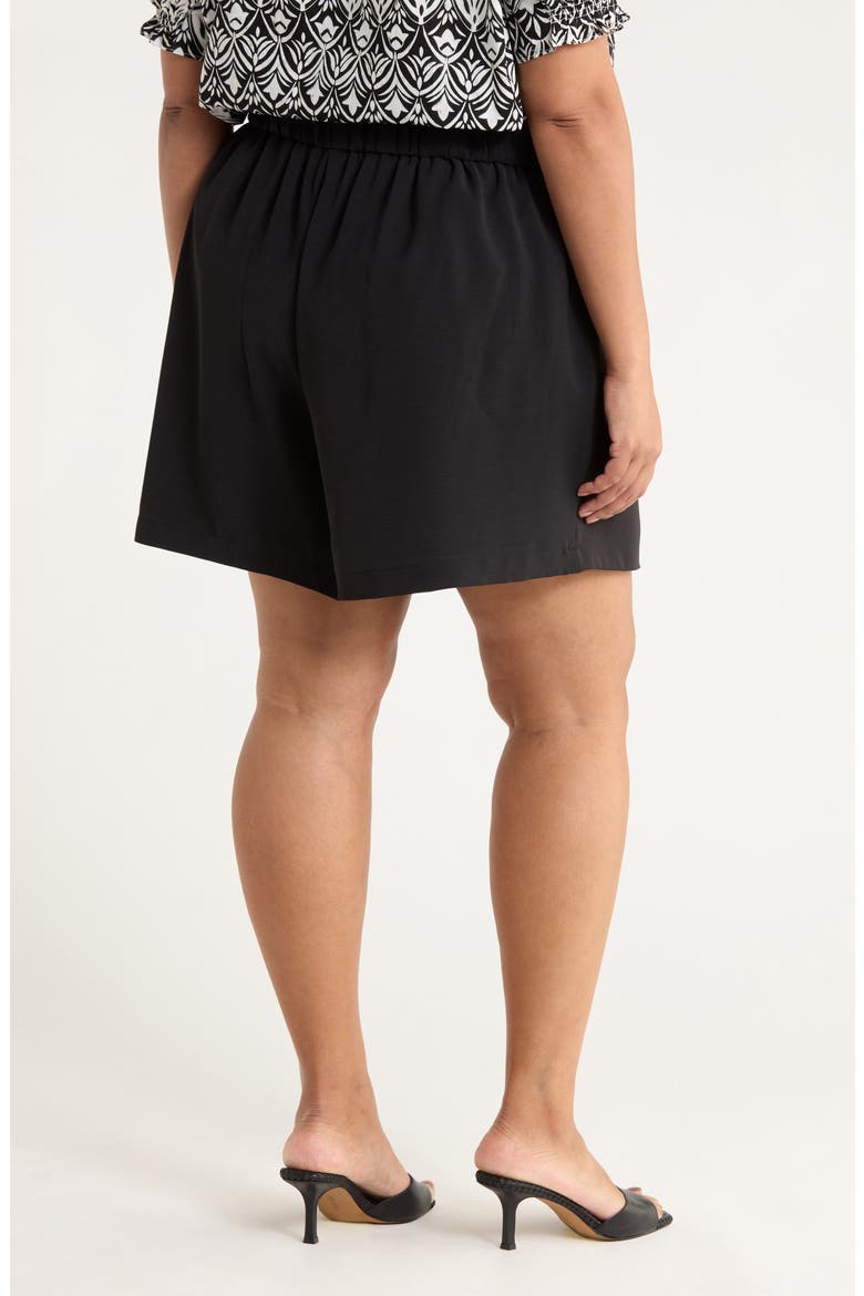 Rini Wrap Miniskort, Alternate, color, BLACK