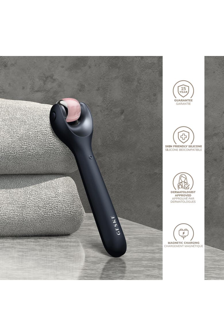 SmartAppGuided MicroNeedle Face Roller | 9 in 1, Alternate, color, Black