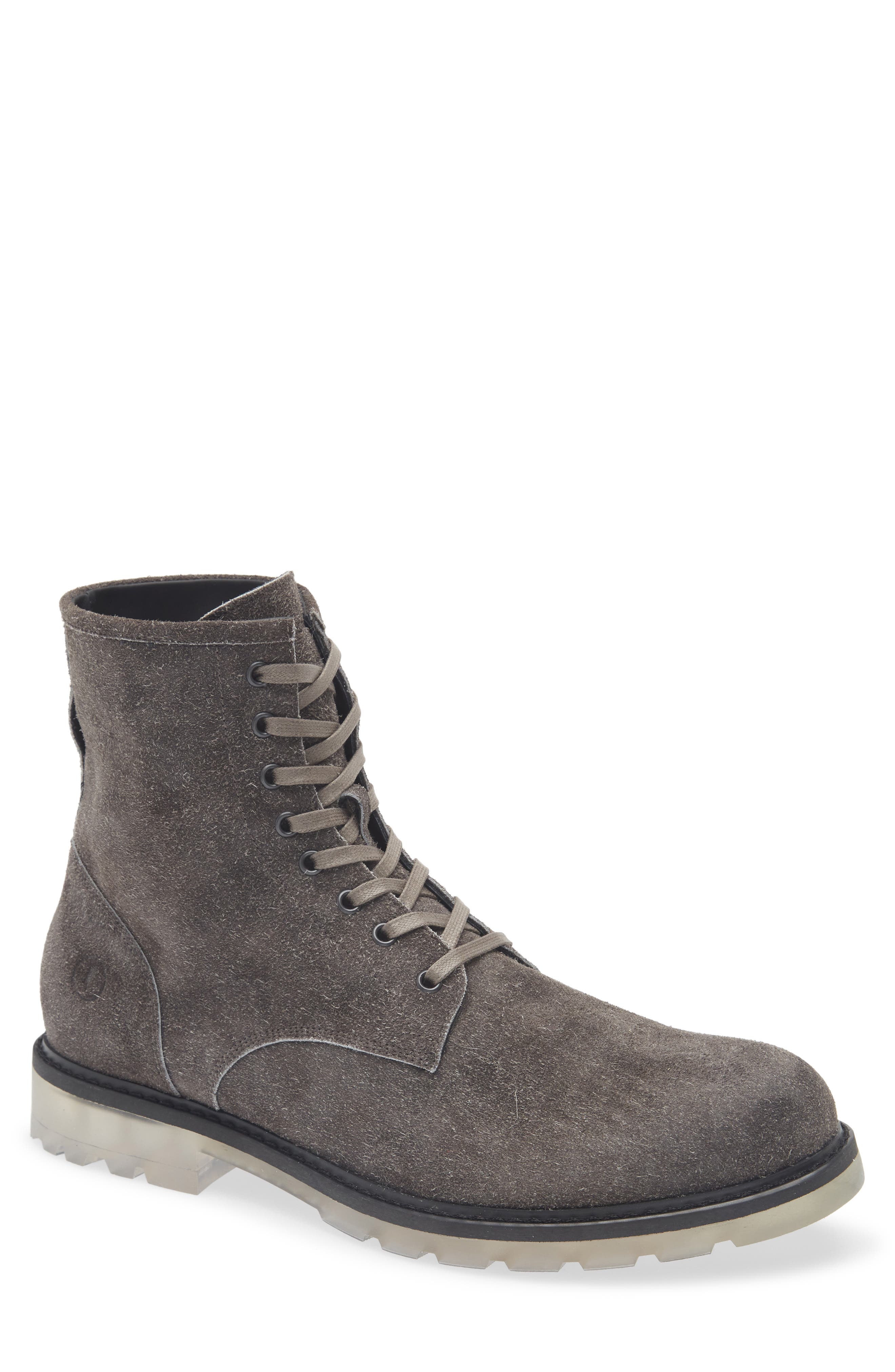 Collegium Pillar Combat Boot, Main, color, Charcoal