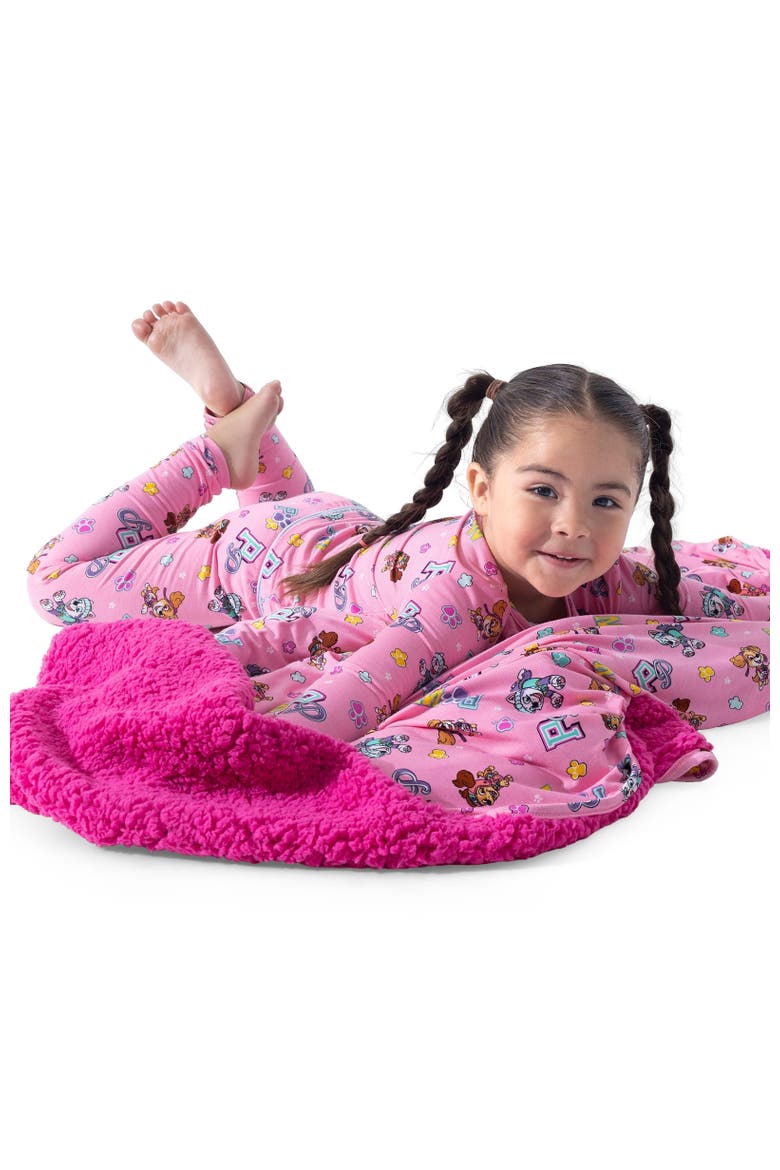 Kids' PAW Patrol Varsity Pink Set of 2 Piece Pajamas, Alternate, color, PAW Patrol: Varsity Pink