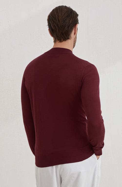 Brunello Cucinelli Red Cashmere Sweater