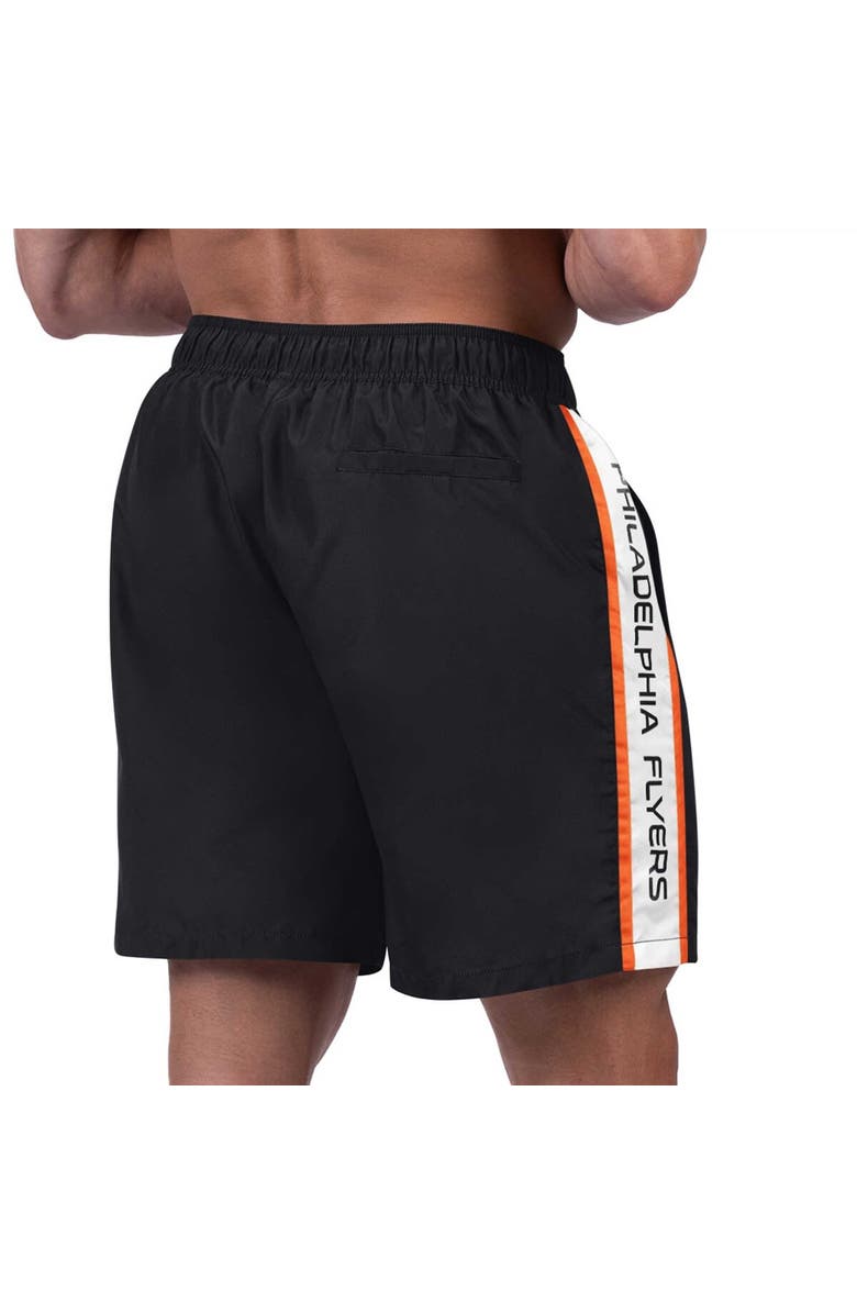 G-III SPORTS BY CARL BANKS Men's G-III Sports by Carl Banks Orange Philadelphia Flyers Streamline Volley Swim Trunks, Alternate, color, Orange