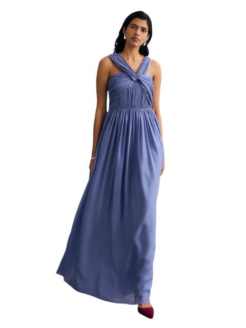 Sevilla Silk Chiffon Maxi Dress