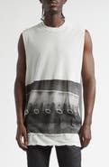 Rick Owens Jumbo Graphic Cotton Muscle Tee