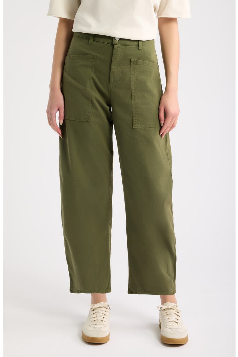 Bray Ankle Barrel Pants, Main, color, ARMY