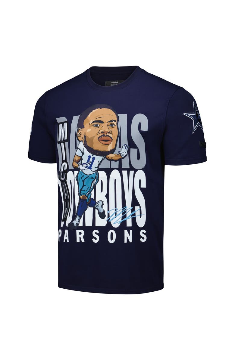 PRO STANDARD Men's Pro Standard Micah Parsons Navy Dallas Cowboys Avatar Remix Player Graphic T-Shirt, Alternate, color, 