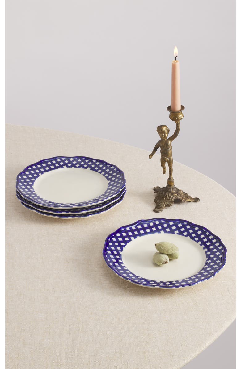 Maison Madison Home Beatrix 9

 Side Plate Set of 4, Alternate, color, Blue/Cream