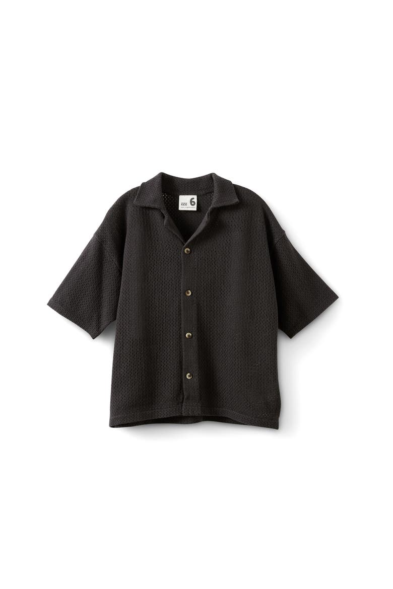 Kid's Knit Boxy Shirt, Main, color, Phantom
