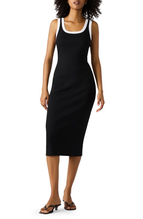 Azalea Cotton Blend Rib Body-Con Dress