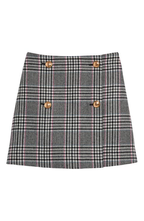 Plaid wool skirt nordstrom deals