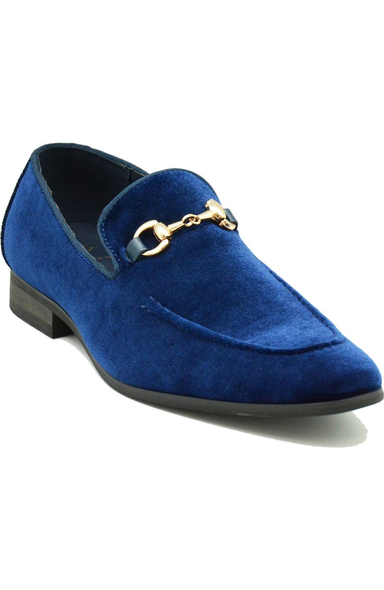 La Milano Barney Bit Loafer, Main, color, Navy