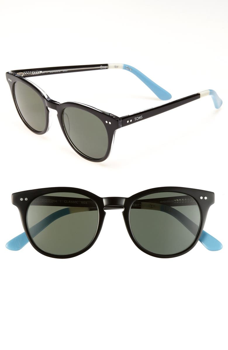 TOMS 'Dodoma - Classic 603' Polarized 48mm Sunglasses, Main, color, 