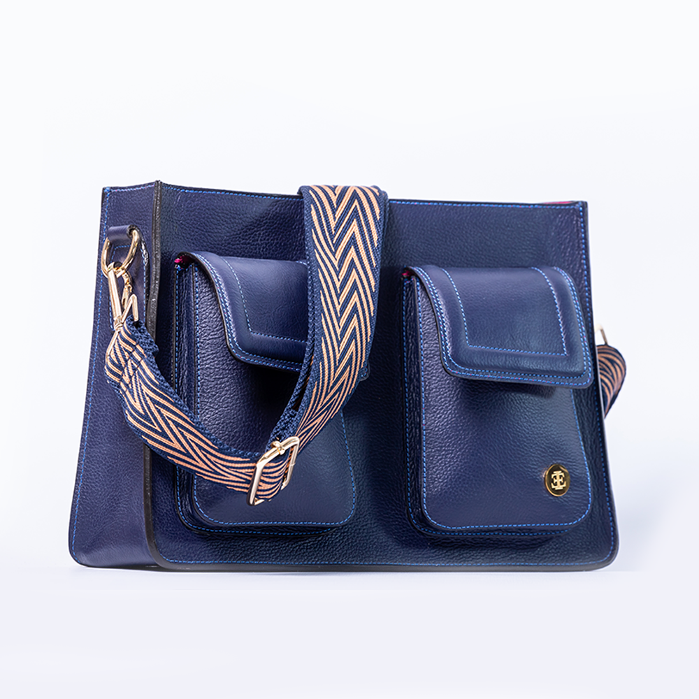 EVA INNOCENTI Mini Keley Crossbody Bag, Alternate, color, Navy Blue