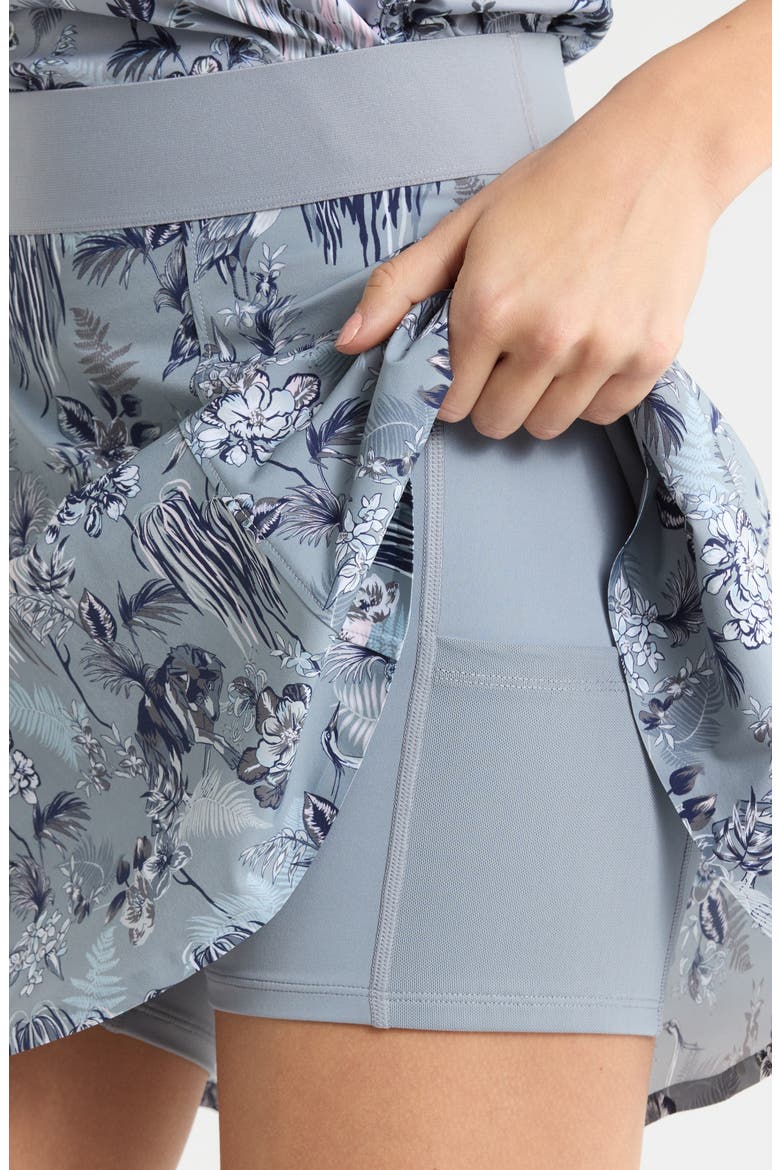 Night Lurk Phoenix Performance Print Skort, Alternate, color, BLUESTONE