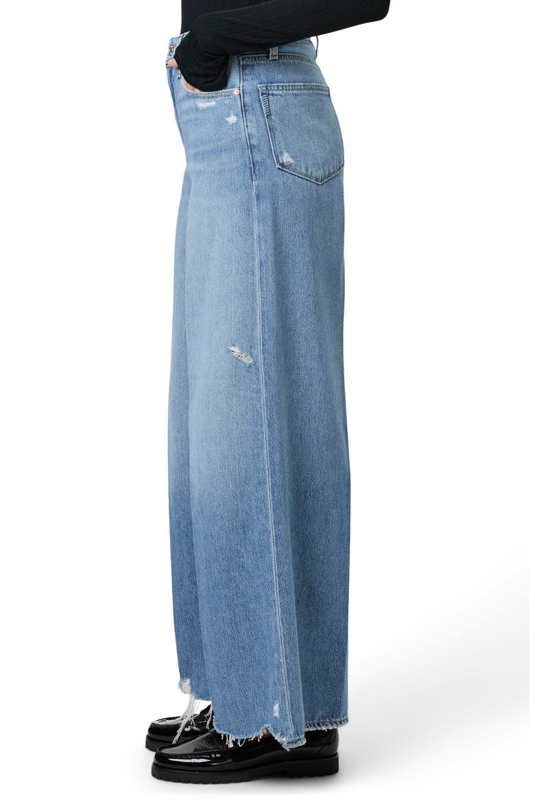 Portia High Waist Wide Leg Jeans, Alternate, color, RUMORS W/ ROCK HEM