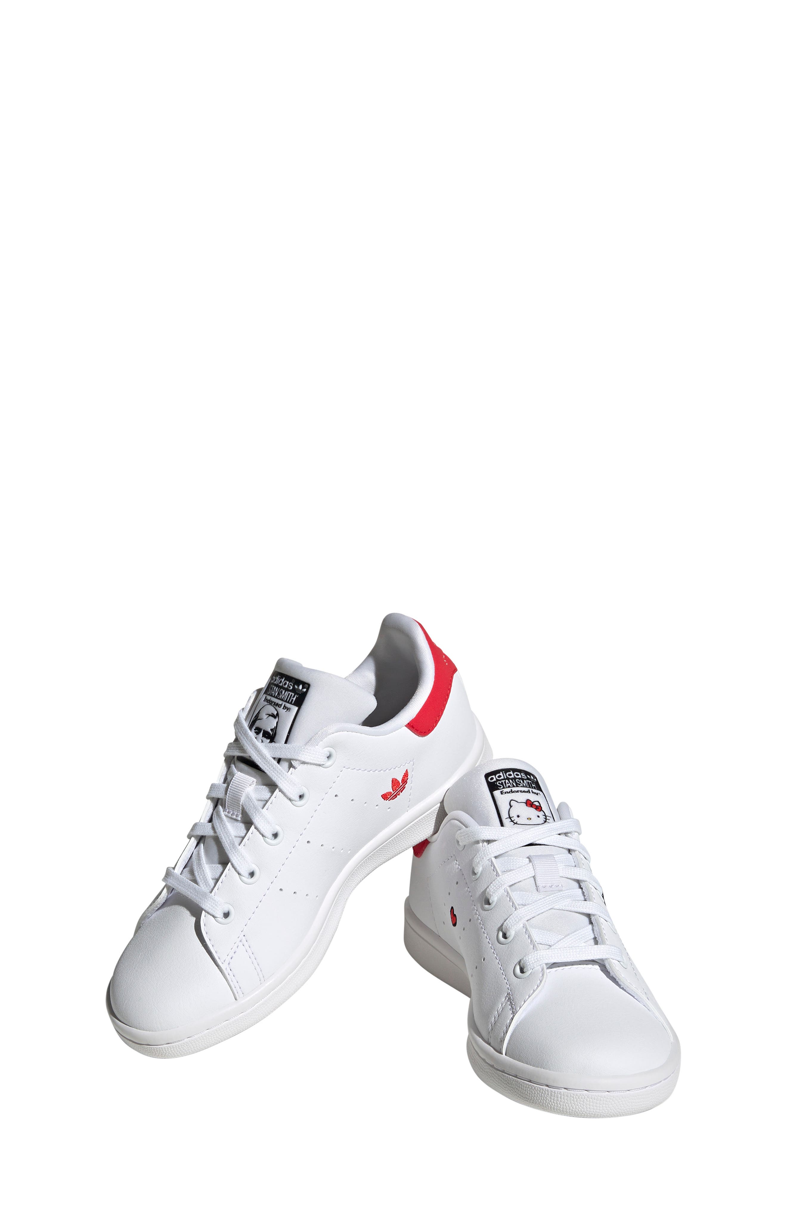 adidas x Hello Kitty<sup>®</sup> Kids' Stan Smith Sneaker, Alternate, color, 