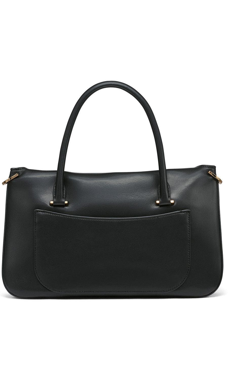 KARL LAGERFELD PARIS Nadine Satchel, Alternate, color, Black