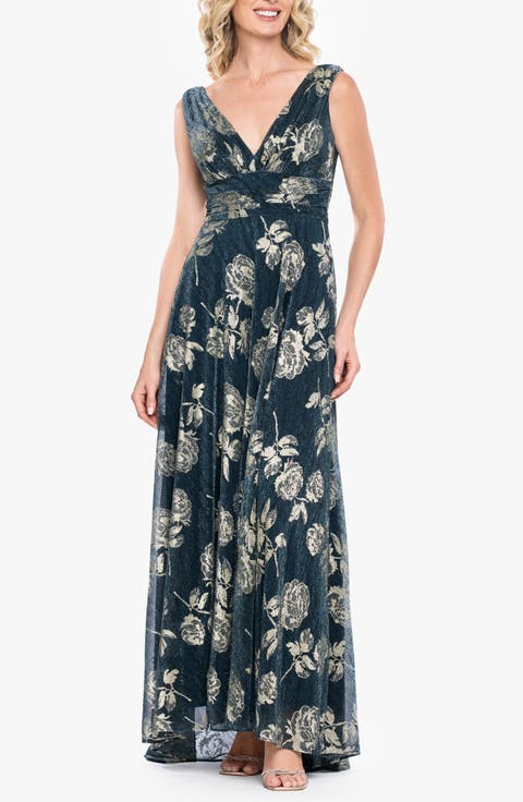 Rose Crinkle Gown