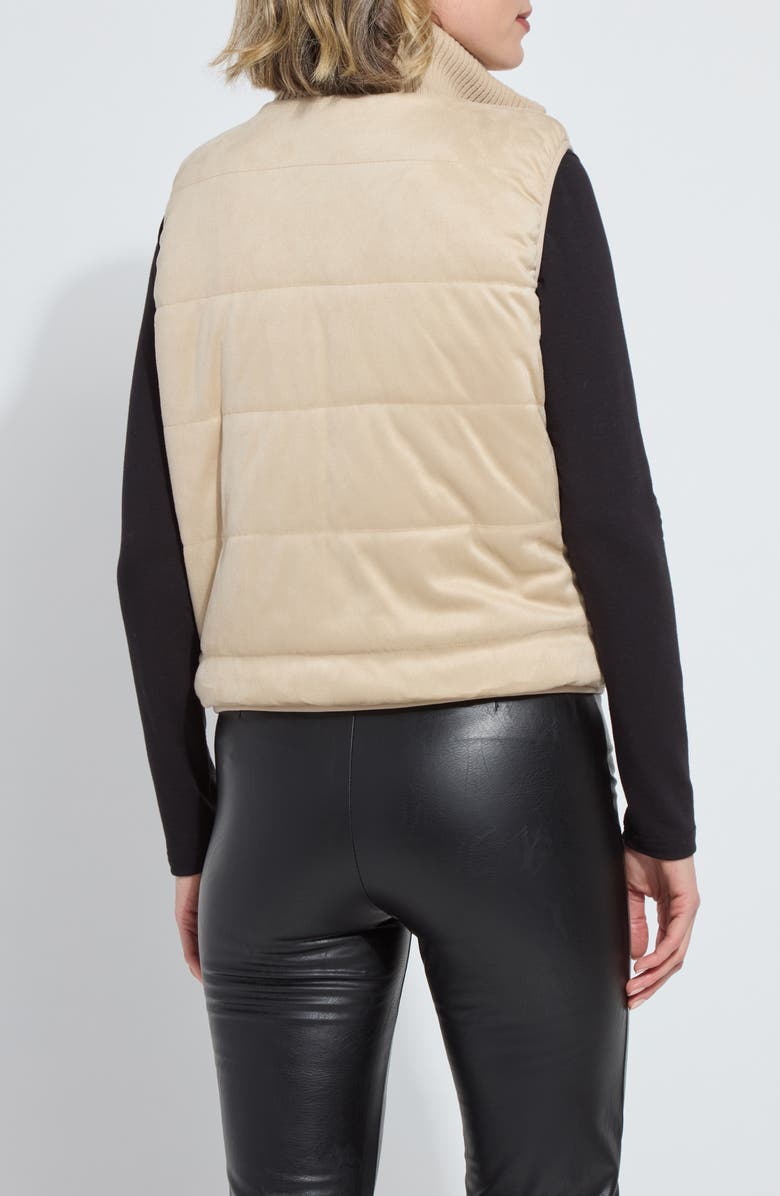 Lysse Petra Reversible Puffer Vest, Alternate, color, Blonde Wood