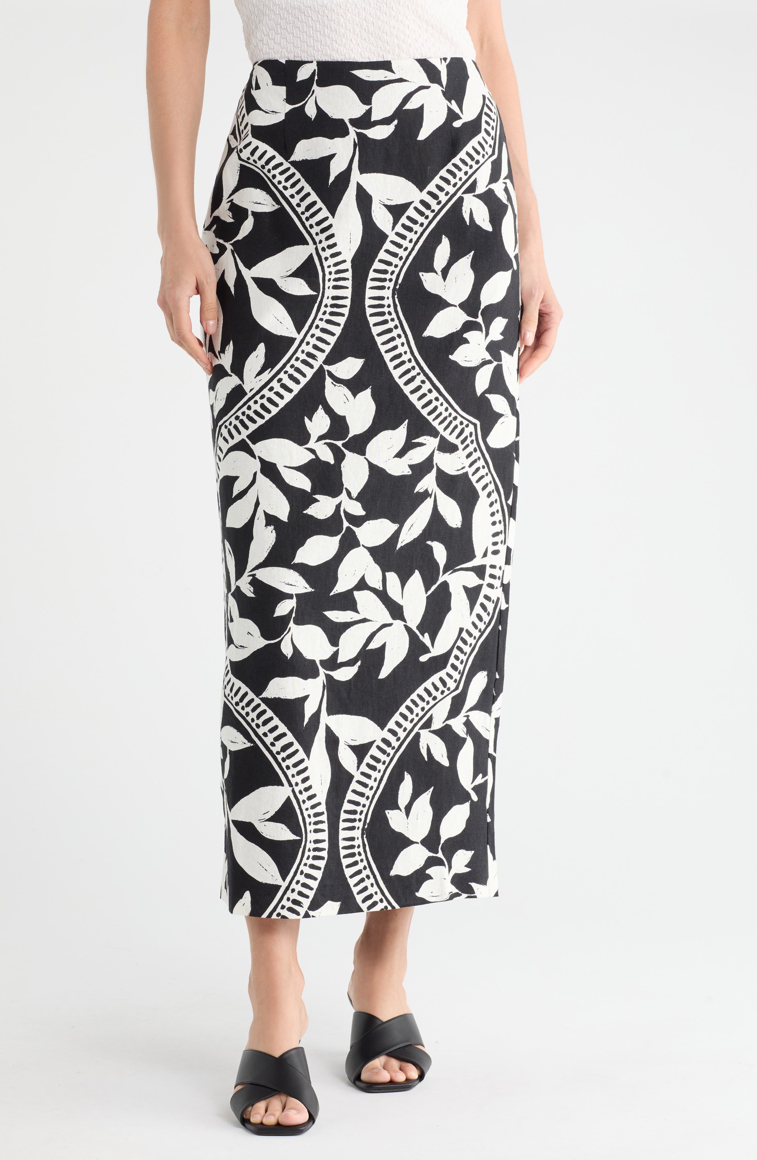 Parker The Kiley Straight Midi Skirt