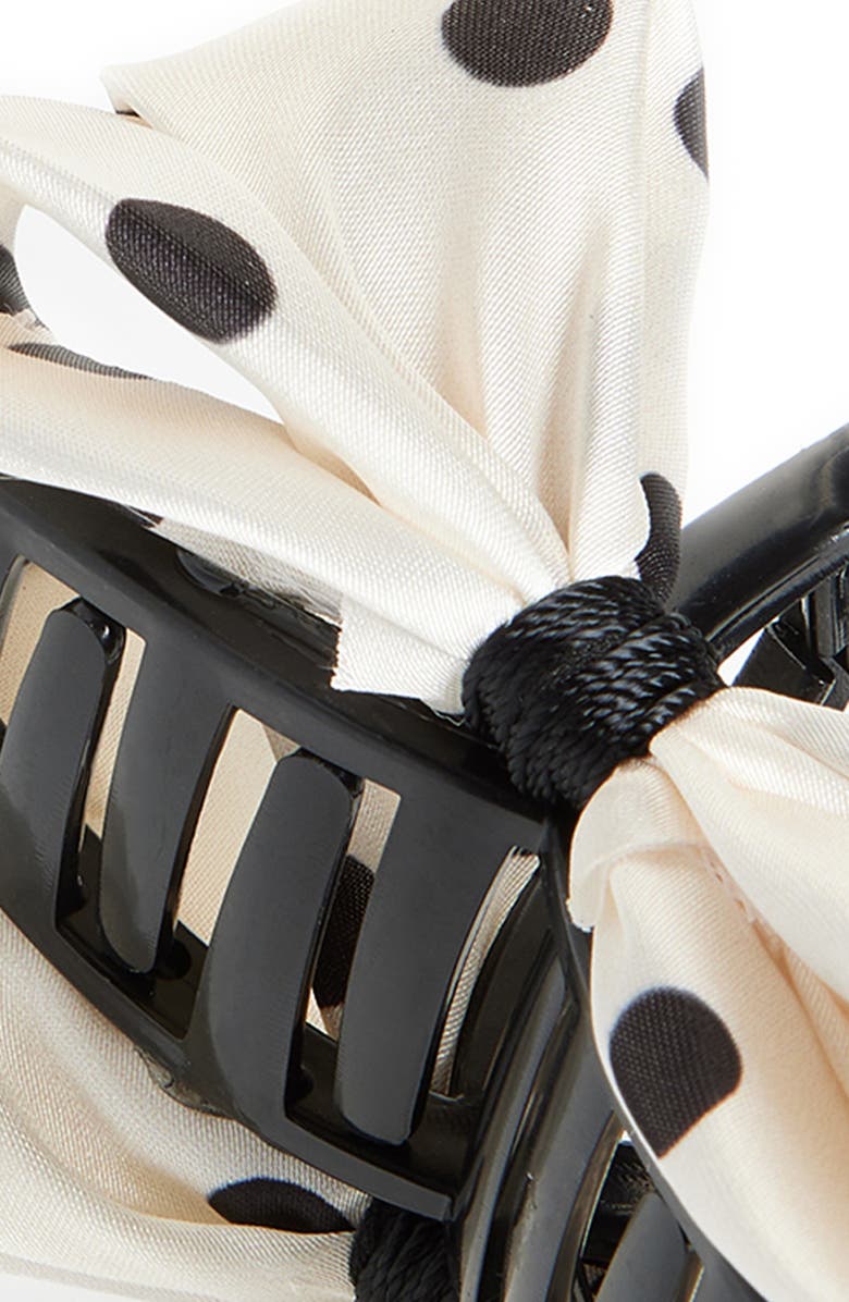 Cara Kids' Set of t Polka Dot Hair Jaw Clips, Alternate, color,