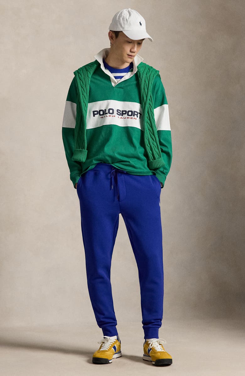 Polo Ralph Lauren Double Knit Jogger Pants, Alternate, color, Classic Azure