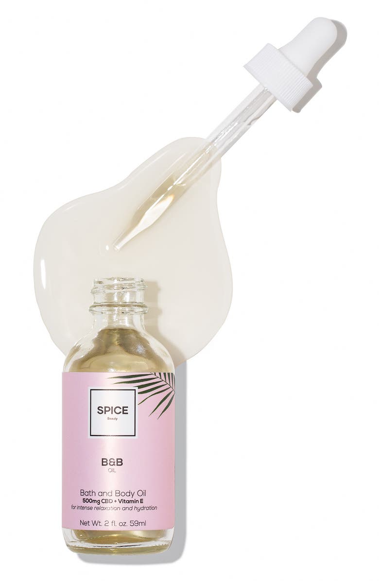 Spice Beauty Bath & Body Oil with CBD, Alternate, color, 