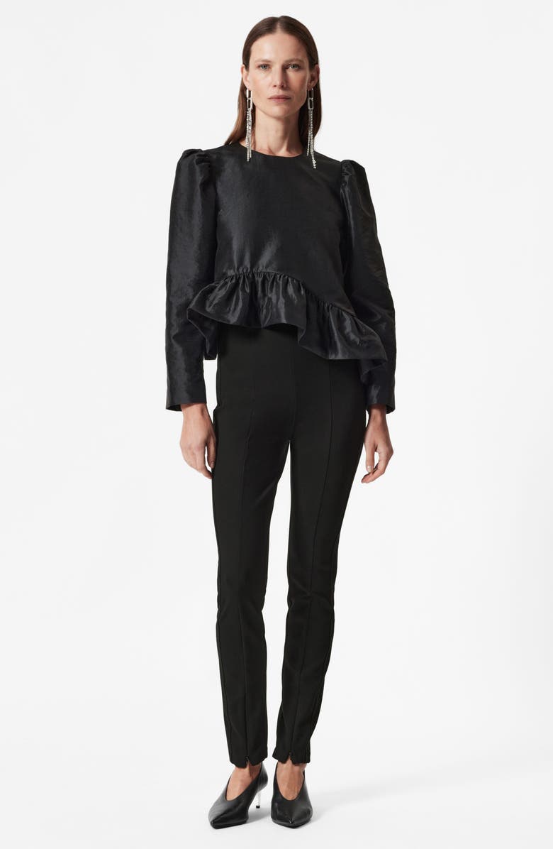 & Other Stories Asymmetric Ruffle Top, Alternate, color,