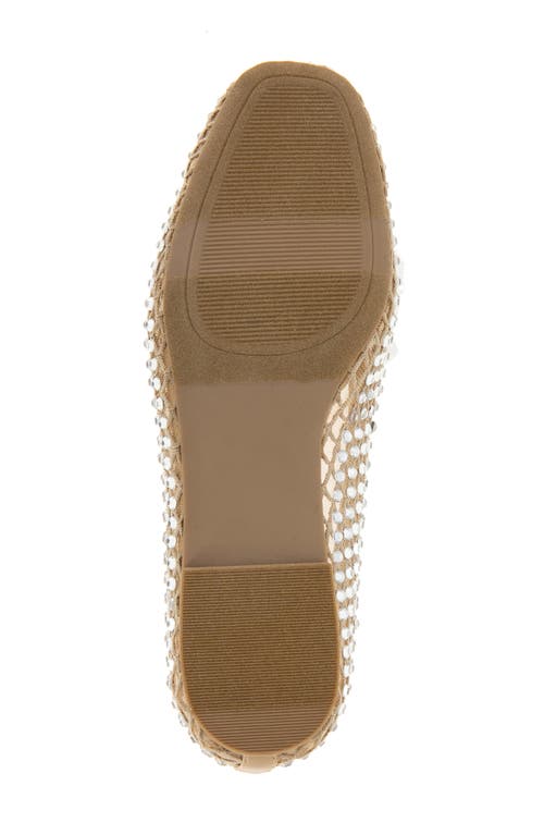 Xoxo Dobsi Rhinestone Embellished Flat In Light Taupe