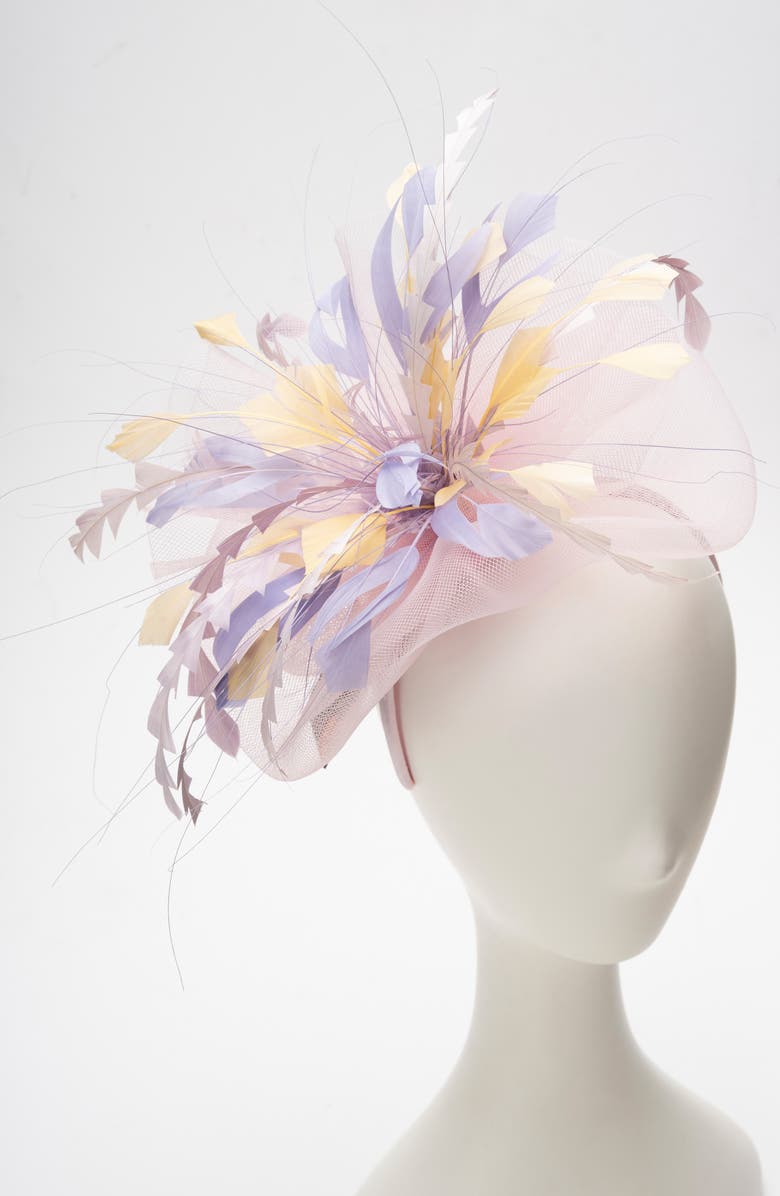 Collection XIIX Multicolor Feather Fascinator, Alternate, color,