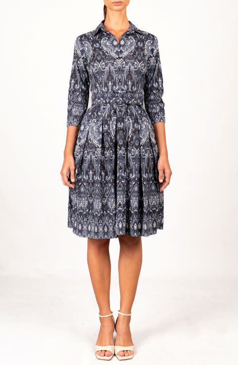 Mill Creek Paisley Shirtdress