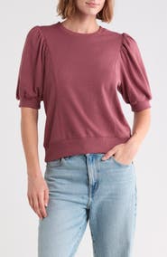 Melrose and Market Puff Sleeve Sweatshirt