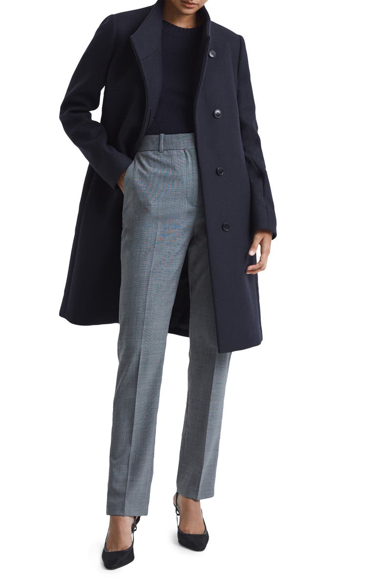 Reiss Mia Wool Blend Coat, Main, color, 